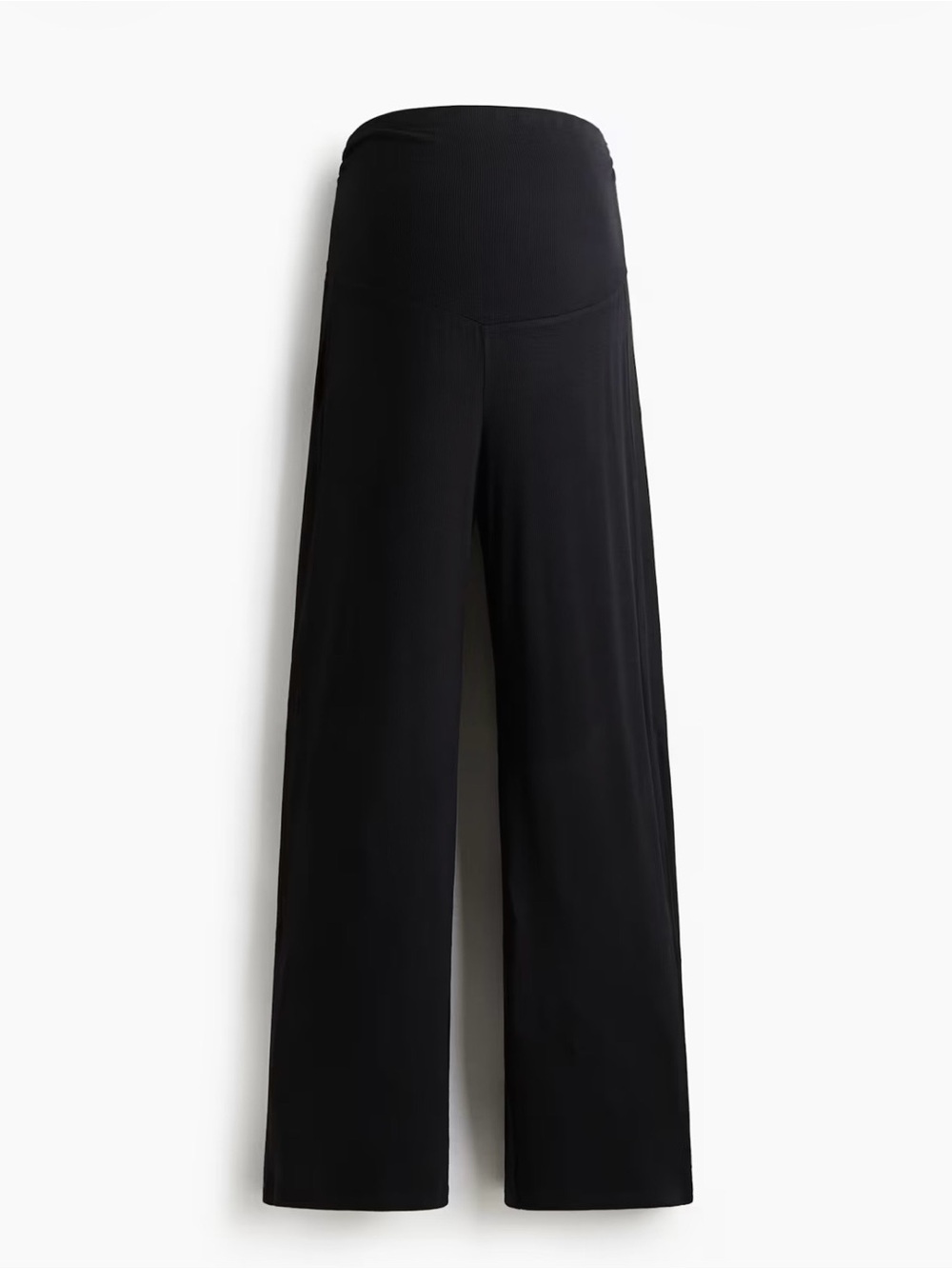 H&M Before and After Ribbed Wide Leg Pants